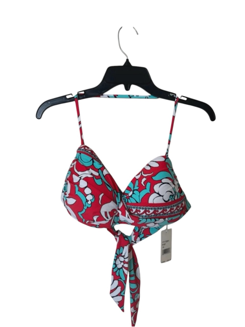 Trina Turk Garden Bloom Underwire Bikini Top Size 14